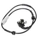 3 x ABS Wheel Speed Sensor, Anti-Lock Brake Speed Sensors Replacement, #4545L0 454508 9665386880 Rear Left and Right Anti-Lock Sensor,Compatible with Peugeot 307 308 408 (Black)