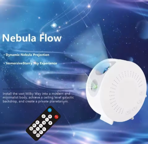 Modern Galaxy Nebula LED Lamp ABS USB Powered Starry Sky Projection Moon Toy Nightlight for Living Room Bedroom Nightlight Gift