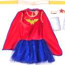 Rubies DC Comics: Wonder Woman Costume Tutu Dress for Kids, Girl's Medium