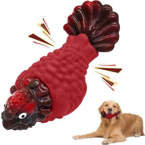 WinTour Dog Chew Toys for Large Breed Aggressive Chewers - Tough, Indestructible Balls with Squeaky - Super Chewer Toys for Large Dogs