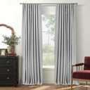 INOVADAY 100% Blackout Curtains for Bedroom Black Out Curtains 84 Inch Long
Grey Curtains for Living Room 2 Panels, Clip Rings Linen Look Blackout Drapes, Thermal Insulated Room Darkening,W50xL84
 1 sustainability feature 
50+ bought in past month