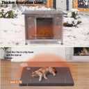 Outdoor Cat House with Insulated Liner Weatherproof Feral Cat Shelter for Winter
