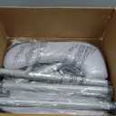 HOMEAL Raised Toilet Seat Riser with Handles for Seniors, 450LBS Heavy-Duty 3in1 Commode Chair for Disabled & Patients with Reinforced Frame & Protective Deflector, Built for Safety & Clean (Grey)