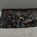 Bedroom Rug 3x5 Rug Washable Area Rug Non Slip Low Pile Boho Floral Animal Small Carpet for Bedroom, Bedside, Kitchen, Entryway, Kids Room, Office, College Dorm Essentials for Girls (Black)