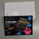 Artworx Calligraphy Pens Set - Introductory Caligraphy Writing & Hand Lettering Kit - Includes Instructions, Guide Book and Practice Book - Calligraphy Set For Beginners