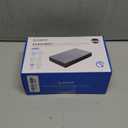 ORICO 3.5" External Hard Drive Enclosure SATA III to USB3.1 Type C for HDD Tool-Free Installation Supports UASP and 20TB Drives - Black