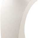 Oirlv Linen Necklace Display Bust 3D Necklace Organizer Jewelry Display Holder (H-15.28inches)