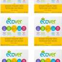 Ecover Automatic Dishwasher Soap Tablets, Citrus, 25 Count (Pack of 6) - Packaging May Vary