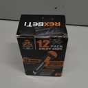 REXBETI 12-Pack Utility Knife, Retractable Box Cutter for Cartons, Cardboard and Boxes, 18mm Wider Razor Sharp Blade, Smooth Mechanism, Perfect for Office and Home use