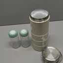 22oz Full-Day Cold-Chain Breastmilk Cooler, Double-Wall Vacuum Stainless Steel with 360 Cooling, Keeps Milk 50F for 24 Hours, Leak-Proof BPA-Free, Easy to Clean, Includes 2 Bottles