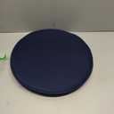 Shinnwa Bar Stool Cushions, Memory Foam Round Bar Stool Covers Cushion with Non-Slip Backing and Elastic Band, 12", Navy