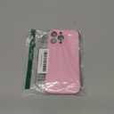 Compatible with iPhone 16 Pro Max Case, Liquid Silicone Upgrade [Camera Protection] [Soft Anti-Scratch Microfiber Lining] Shockproof Phone Case (Pink, iPhone 16 Pro Max)