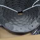4 inch Tall Landscape Edging Kit 120FT Garden Edging with Spikes for Lawn Edging and Flower Beds (Black, 120FT)