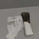 Ontel Miracle Smile Water Flosser for Teeth&Gum Health, Unique H-Shaped Flossing Head&4 Water Jets, Cordless Water Flosser Features 360 Cleaning&3 Pressure Modes, USB Rechargeable Dental Floss, White