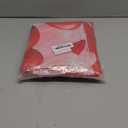 Whaline 4Pcs Happy Valentine's Day Chair Covers Red Pink Love Heart Seat Covers Washable Sweet Dining Chair Slipcovers Protector for Wedding Anniversary Home Room Kitchen Decor