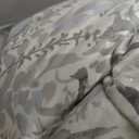Modern Threads 5-Piece Printed Comforter Set, Giverny King in White Grey Blue  Soft Comforter, 2 Pillow Shams, and 2 Decorative Pillows