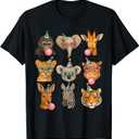 Zoo Animals Wildlife Safari Jungle Birthday Party Boys Girls T-Shirt XS