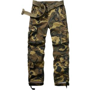 Womens Cargo Pants with Pockets, Women's Casual Military Army Hiking Combat Tactical Work Pants Trousers (Camouflage, 14)