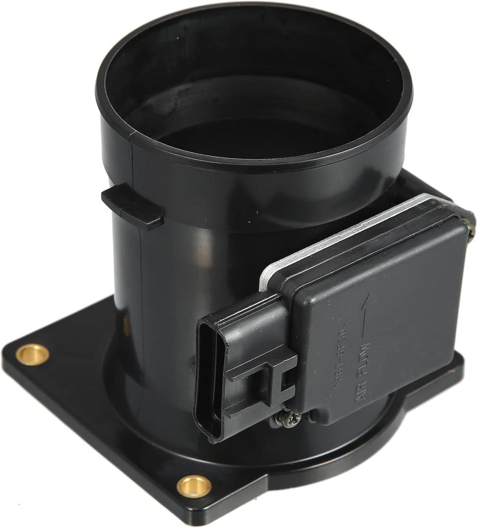 X AUTOHAUX Mass Airflow Sensor for Ford F150 1997-2003 F6DZ12B579EA Black 6 Pins