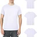 Pioneer Camp Mens Bamboo Viscose T Shirt Ultra Soft Plain Tshirts for Men Cooling Crew Neck Casual Basic Tee Shirt Undershirt (Medium)