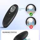 CIRCLE JOY Electric Can Opener, One-Touch Automatic Can Opening with Smooth Edges, Food Safety Handheld Battery-Operated Can Opener for Kitchen and Seniors, Black
