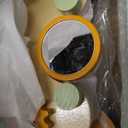 Wooden Baby Walker with Wheels, Push Walker with Baby Activity Center, Montessori Walking Toy for Girls Boys, Ajustable Speed & Height Activity Toy for Toddler Learning to Walk (Natural)