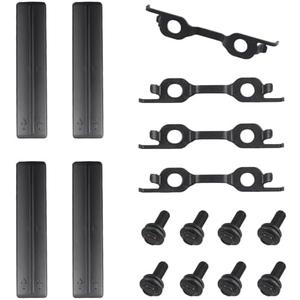 E-Vniko Roof Rack Removal Delete Kits Clip Compatible with 2004-2022 Toyota 4Runner 2006-2018 Rav4 | Lexus GX460 GX470 LX570 Replace Roof Rack Removal Molding & Bolt 4 Set 75596-35030