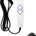 2 Button 5 Pin Prong Remote Handset Controller Hand Control Replacement with USB and Backlight for Lift Chairs Power Recliners