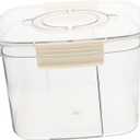 15pounds Airtight Rice Container Measuring Cup Multi-functional Food Storage Bin for Grains Beans and Cereal Large Capacity for Kitchen Organization