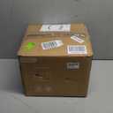 LaDoVita Ceramic Plant Pot with Stand, 10 Inch Planter with Wood Shelf, Modern Round Flower Pots Indoor with Wood Planter Holder, Dark Green Water Ripple Pattern