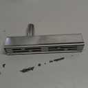 Pool Deck Drain Channel Accessories, End Cap with 13/16" Diameter Round Pipe Bottom Outlet & 1 Connectors for 1-1/4" Wide SXSJMY Pool Drains/Mini Water Drainage Channel