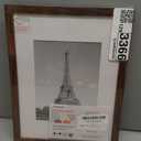 upsimples 9x12 Picture Frame, Display Pictures 6x8 with Mat or 9 x 12 Without, Wall Hanging Photo Frames, Brown, 1 Pack