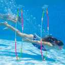 Pool Toys for Kids, 2-Pack Underwater Sports Swim Thru Rings for Kid, Ideal Pool Games Swiming Rings Toy for Boys/Girls Aged 5, 6, 7, 8, 9, 10, 11,12