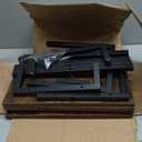 Aquzee Game Console Stands, 4-Tier AV Media Shelf, Stereo Stand, Wood Gaming Entertainment Center Rack for Audio Video Games DVD Player Organizer Storage Shelves fit Small Space (Regular model (standard), Brown)