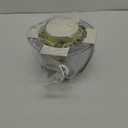 COOK WITH COLOR Electric Salad Spinner, Round 4.5L Capacity  Fast Drying & Easy Spin for Fresh Greens, Cream