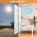 Magnetic Thermal Insulated Door Curtain-Fit Doors Size Up to 36"x96",Waterproof EVA Self-Closing Privacy Door Cover for Doorways, Keep Warm in Winter Cool in Summer, Pet and Kid Friendly