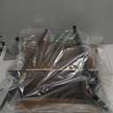 KLM Countertop Coffee Station Organizer, 2 Tier Wooden Shelf for Coffee Bar Accessories, Condiment Storage Caddy for Kitchen, Bathroom Counter Organizer, Home, Office - Brown