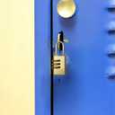 THIRARD Combination Padlock 208  Solid Brass Body, Resettable 3-Digit Code, Nickel-Plated Steel Shackle  Secure Lockers, Toolboxes & Travel Bags  Durable, Compact & Easy to Use (['21 mm'])