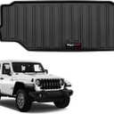 Custom Trunk Mat for 2018-2025 2026 Jeep Wrangler JL 2 Door Cargo Liner Accessories All Weather TPE Rubber Protection Mat (for 2018-2026 Jeep Wrangler JL 2 Door Cargo Mat)