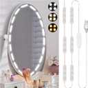 Vanity Mirror Lights Led Makeup Mirror Light Strip Dimmable Brightness for Bathroom Dressing Table Cabinet 18 Pcs
