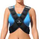 EMPOWER Weighted Vest for Women with Reflective Strips Fixed 8lbs, Adjustable 4-10lbs (4 in1) or Adjustable10-16lbs (4 in 1), Strengthen Muscles, Boost Bone Health, and Burn More Calories for Workout - Rucking Vest