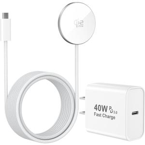 [Apple MFi Certified] 25W Magnetic Wireless Charger Apple Mag Safe Charger, 25W Qi2.2 Mag-Safe Fast Wireless Charging Pad Compatible for iPhone 17/Air/17 Pro/17 Pro Max/16/15/14/13/12/AirPods3/2/Pro