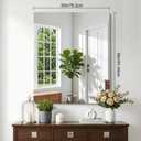 20x36 Inch Frameless Mirror, Frameless Bathroom Mirror for Over Sink