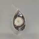 EINAEY Clip in Bangs, 100% Human Hair French Fringe with Temples for Women Mushroom Brown Clip on Fake Bangs Hairpiece Seamless Blend for Daily Wear