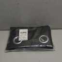 NICETOWN Black Blackout Curtains 30 inch Curtains for Kitchen, Grommet Cafe Curtains Solid Window Treatments Sound Reducing for Bedroom, 2 Panels, W37 x L30, 2 Panels