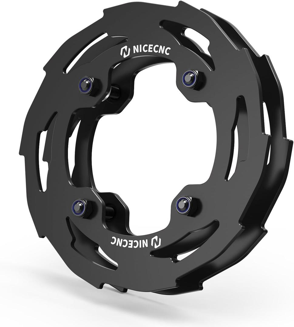NICECNC Sprocket Guard Chain Cover Protector Compatible with Yamaha YFZ450R 2009 2010 2011 2012 2013-2023, YFZ450R SE 2009-2019 2020 2021 2022 2023, See Fitments Black