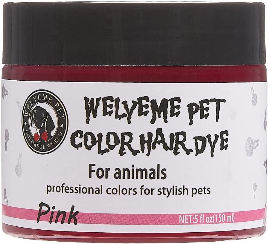 Dog Hair Dye - Permanent, Professional, Bright Pink Color for Dogs and Horses