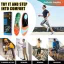 Arch Support Metatarsalgia Insoles with Metatarsal Pads for Men and Women - Ball of Foot Pain Relief Orthotics - Morton's Neuroma Pain Relief Insoles - Shoe Inserts for Plantar Fasciitis, Flat Feet