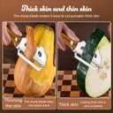 Vegetable Peeler Sharp Stainless Steel Blades for Veggie Potato Sugarcane Pumpkin Papaya Peeling Tool