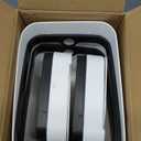 2 Pack 2.7 Gal Bathroom Trash Can with Lid, Automatic Trash Can Small Smart Garbage Can Touchless, Slim Motion Sensor Waterproof Plastic Trash Bins for Bedroom Office Kitchen Toilet